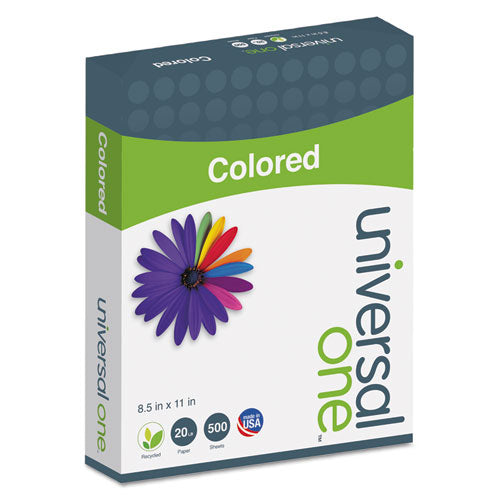 Universal® wholesale. UNIVERSAL Deluxe Colored Paper, 20lb, 8.5 X 11, Goldenrod, 500-ream. HSD Wholesale: Janitorial Supplies, Breakroom Supplies, Office Supplies.