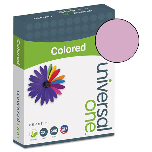 Universal® wholesale. UNIVERSAL Deluxe Colored Paper, 20lb, 8.5 X 11, Orchid, 500-ream. HSD Wholesale: Janitorial Supplies, Breakroom Supplies, Office Supplies.