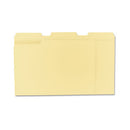 Universal® wholesale. UNIVERSAL® Top Tab Manila File Folders, 1-3-cut Tabs, Assorted Positions, Letter Size, 11 Pt. Manila, 100-box. HSD Wholesale: Janitorial Supplies, Breakroom Supplies, Office Supplies.