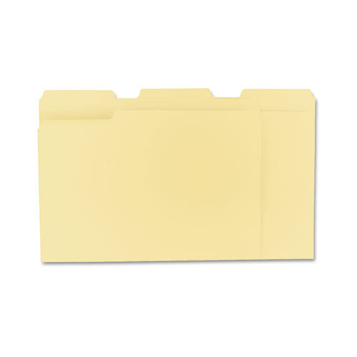 Universal® wholesale. UNIVERSAL® Top Tab Manila File Folders, 1-3-cut Tabs, Assorted Positions, Letter Size, 11 Pt. Manila, 100-box. HSD Wholesale: Janitorial Supplies, Breakroom Supplies, Office Supplies.