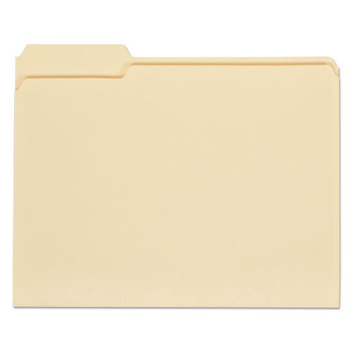 Universal® wholesale. UNIVERSAL® Top Tab Manila File Folders, 1-3-cut Tabs, Assorted Positions, Letter Size, 11 Pt. Manila, 100-box. HSD Wholesale: Janitorial Supplies, Breakroom Supplies, Office Supplies.