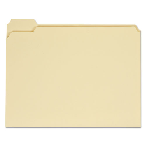 Universal® wholesale. UNIVERSAL® Top Tab Manila File Folders, 1-5-cut Tabs, Assorted Positions, Letter Size, 11 Pt. Manila, 100-box. HSD Wholesale: Janitorial Supplies, Breakroom Supplies, Office Supplies.