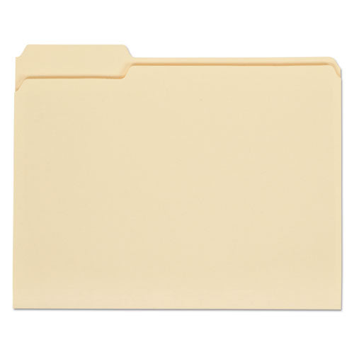 Universal® wholesale. UNIVERSAL® Top Tab Manila File Folders, 1-3-cut Tabs, Left Position, Left Position, Left Position, Letter Size, 11 Pt. Manila, 100-box. HSD Wholesale: Janitorial Supplies, Breakroom Supplies, Office Supplies.
