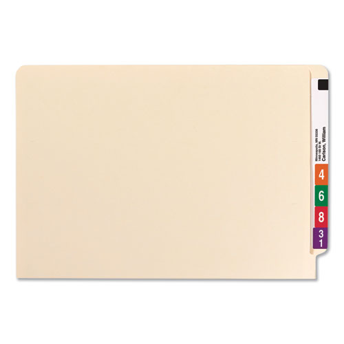 Universal® wholesale. UNIVERSAL® Reinforced End Tab File Folders With Two Fasteners, Straight Tab, Legal Size, Manila, 50-box. HSD Wholesale: Janitorial Supplies, Breakroom Supplies, Office Supplies.