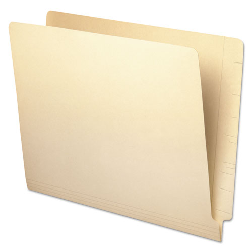 Universal® wholesale. UNIVERSAL® Deluxe Reinforced End Tab Folders, Straight Tab, Letter Size, Manila, 100-box. HSD Wholesale: Janitorial Supplies, Breakroom Supplies, Office Supplies.