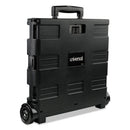 Universal® wholesale. UNIVERSAL® Collapsible Mobile Storage Crate, 18 1-4 X 15 X 18 1-4 To 39 3-8, Black. HSD Wholesale: Janitorial Supplies, Breakroom Supplies, Office Supplies.