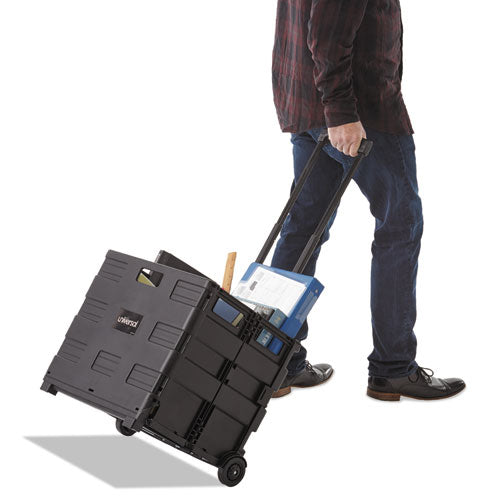 Universal® wholesale. UNIVERSAL® Collapsible Mobile Storage Crate, 18 1-4 X 15 X 18 1-4 To 39 3-8, Black. HSD Wholesale: Janitorial Supplies, Breakroom Supplies, Office Supplies.