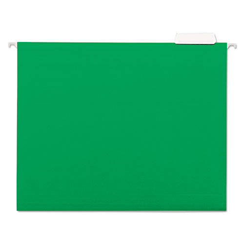 Universal® wholesale. UNIVERSAL Deluxe Bright Color Hanging File Folders, Letter Size, 1-5-cut Tab, Bright Green, 25-box. HSD Wholesale: Janitorial Supplies, Breakroom Supplies, Office Supplies.
