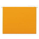 Universal® wholesale. UNIVERSAL Deluxe Bright Color Hanging File Folders, Letter Size, 1-5-cut Tab, Orange, 25-box. HSD Wholesale: Janitorial Supplies, Breakroom Supplies, Office Supplies.