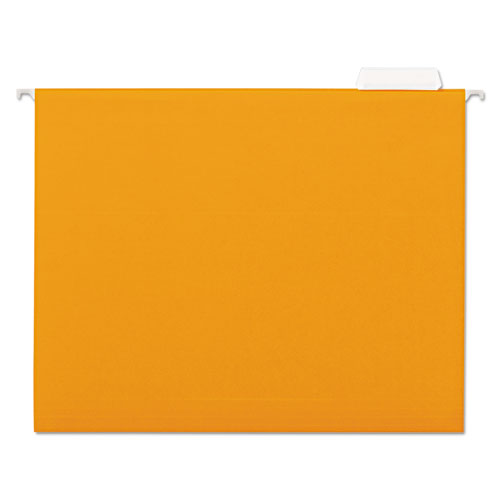 Universal® wholesale. UNIVERSAL Deluxe Bright Color Hanging File Folders, Letter Size, 1-5-cut Tab, Orange, 25-box. HSD Wholesale: Janitorial Supplies, Breakroom Supplies, Office Supplies.