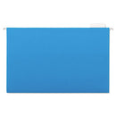 Universal® wholesale. UNIVERSAL Deluxe Bright Color Hanging File Folders, Legal Size, 1-5-cut Tab, Blue, 25-box. HSD Wholesale: Janitorial Supplies, Breakroom Supplies, Office Supplies.
