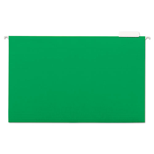 Universal® wholesale. UNIVERSAL Deluxe Bright Color Hanging File Folders, Legal Size, 1-5-cut Tab, Bright Green, 25-box. HSD Wholesale: Janitorial Supplies, Breakroom Supplies, Office Supplies.