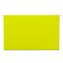 Universal® wholesale. UNIVERSAL Deluxe Bright Color Hanging File Folders, Legal Size, 1-5-cut Tab, Yellow, 25-box. HSD Wholesale: Janitorial Supplies, Breakroom Supplies, Office Supplies.