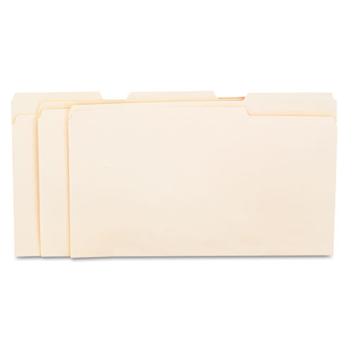 Universal® wholesale. UNIVERSAL® Top Tab Manila File Folders, 1-3-cut Tabs, Assorted Positions, Legal Size, 11 Pt. Manila, 100-box. HSD Wholesale: Janitorial Supplies, Breakroom Supplies, Office Supplies.