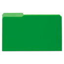 Universal® wholesale. UNIVERSAL® Interior File Folders, 1-3-cut Tabs, Legal Size, Green, 100-box. HSD Wholesale: Janitorial Supplies, Breakroom Supplies, Office Supplies.