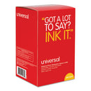 Universal™ wholesale. UNIVERSAL® Comfort Grip Retractable Ballpoint Pen, 1mm, Black Ink, Clear Barrel, 48-set. HSD Wholesale: Janitorial Supplies, Breakroom Supplies, Office Supplies.