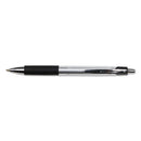Universal™ wholesale. UNIVERSAL® Comfort Grip Retractable Ballpoint Pen, 1mm, Black Ink, Silver Barrel, Dozen. HSD Wholesale: Janitorial Supplies, Breakroom Supplies, Office Supplies.