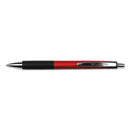 Universal™ wholesale. UNIVERSAL® Comfort Grip Retractable Ballpoint Pen, Medium 1mm, Red Ink-barrel, Dozen. HSD Wholesale: Janitorial Supplies, Breakroom Supplies, Office Supplies.