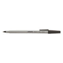 Universal™ wholesale. UNIVERSAL® Stick Ballpoint Pen Value Pack, Medium 1mm, Black Ink, Gray Barrel, 60-pack. HSD Wholesale: Janitorial Supplies, Breakroom Supplies, Office Supplies.