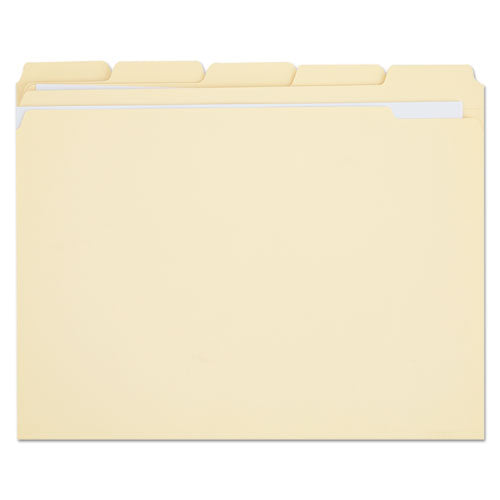 Universal® wholesale. UNIVERSAL® Double-ply Top Tab Manila File Folders, 1-5-cut Tabs, Letter Size, 100-box. HSD Wholesale: Janitorial Supplies, Breakroom Supplies, Office Supplies.