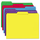 Universal® wholesale. UNIVERSAL® Reinforced Top-tab File Folders, 1-3-cut Tabs, Letter Size, Assorted, 100-box. HSD Wholesale: Janitorial Supplies, Breakroom Supplies, Office Supplies.