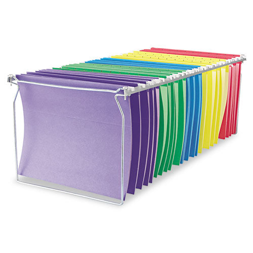 Universal® wholesale. UNIVERSAL® Screw-together Hanging Folder Frame, Letter Size, 23" To 26.77" Long, Silver. HSD Wholesale: Janitorial Supplies, Breakroom Supplies, Office Supplies.