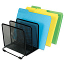 Universal® wholesale. UNIVERSAL® Deluxe Mesh Stacking Sorter, 5 Sections, Letter To Legal Size Files, 14.63" X 8.13" X 7.5", Black. HSD Wholesale: Janitorial Supplies, Breakroom Supplies, Office Supplies.