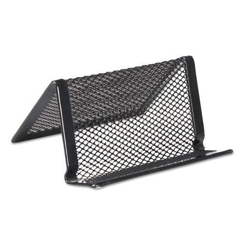 Universal® wholesale. UNIVERSAL® Mesh Metal Business Card Holder, 50 2 1-4 X 4 Cards, Black. HSD Wholesale: Janitorial Supplies, Breakroom Supplies, Office Supplies.
