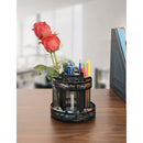 Universal® wholesale. UNIVERSAL® Metal Mesh Rotating Desktop Organizer, 6 1-2 Dia X 6 1-8h, Black. HSD Wholesale: Janitorial Supplies, Breakroom Supplies, Office Supplies.