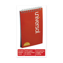 Universal® wholesale. UNIVERSAL® Wirebound Memo Book, Narrow Rule, 3 X 5, White, 50 Sheets, 12-pack. HSD Wholesale: Janitorial Supplies, Breakroom Supplies, Office Supplies.