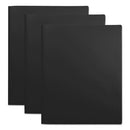 Universal® wholesale. UNIVERSAL® Two-pocket Plastic Folders, 11 X 8 1-2, Black, 10-pack. HSD Wholesale: Janitorial Supplies, Breakroom Supplies, Office Supplies.