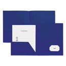 Universal® wholesale. UNIVERSAL® Two-pocket Plastic Folders, 11 X 8 1-2, Navy Blue, 10-pack. HSD Wholesale: Janitorial Supplies, Breakroom Supplies, Office Supplies.