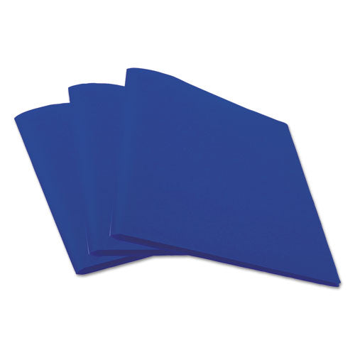Universal® wholesale. UNIVERSAL® Two-pocket Plastic Folders, 11 X 8 1-2, Navy Blue, 10-pack. HSD Wholesale: Janitorial Supplies, Breakroom Supplies, Office Supplies.
