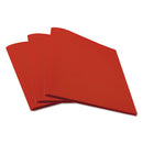 Universal® wholesale. UNIVERSAL® Two-pocket Plastic Folders, 11 X 8 1-2, Red, 10-pack. HSD Wholesale: Janitorial Supplies, Breakroom Supplies, Office Supplies.
