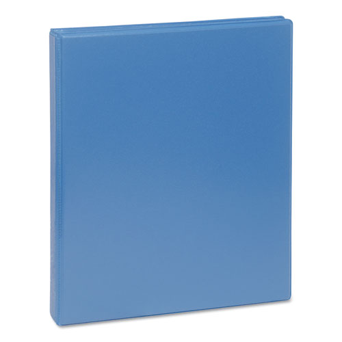 Universal® wholesale. UNIVERSAL® Deluxe Round Ring View Binder, 3 Rings, 0.5" Capacity, 11 X 8.5, Light Blue. HSD Wholesale: Janitorial Supplies, Breakroom Supplies, Office Supplies.