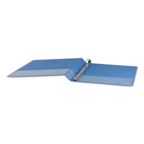 Universal® wholesale. UNIVERSAL® Deluxe Round Ring View Binder, 3 Rings, 1" Capacity, 11 X 8.5, Light Blue. HSD Wholesale: Janitorial Supplies, Breakroom Supplies, Office Supplies.