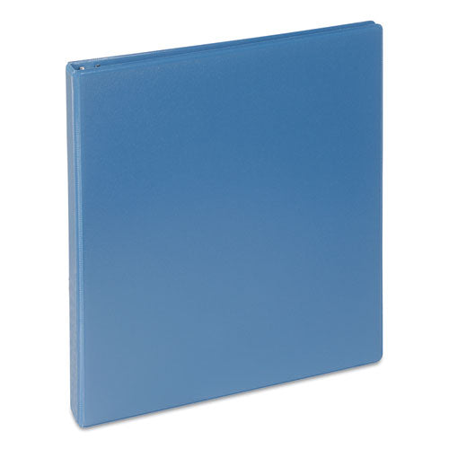 Universal® wholesale. UNIVERSAL® Deluxe Round Ring View Binder, 3 Rings, 1" Capacity, 11 X 8.5, Light Blue. HSD Wholesale: Janitorial Supplies, Breakroom Supplies, Office Supplies.