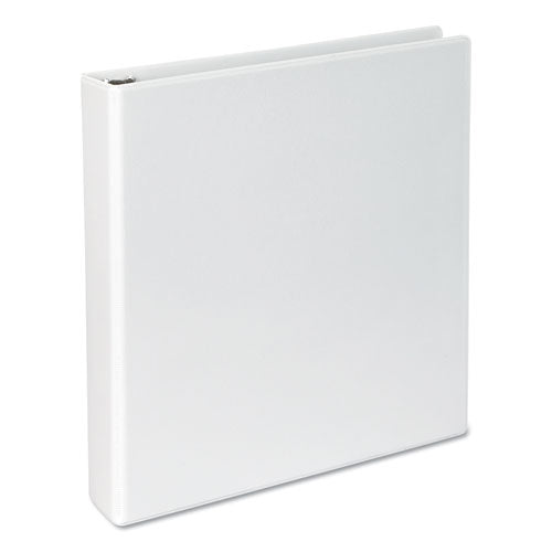 Universal® wholesale. UNIVERSAL® Slant-ring View Binder, 3 Rings, 1.5" Capacity, 11 X 8.5, White. HSD Wholesale: Janitorial Supplies, Breakroom Supplies, Office Supplies.