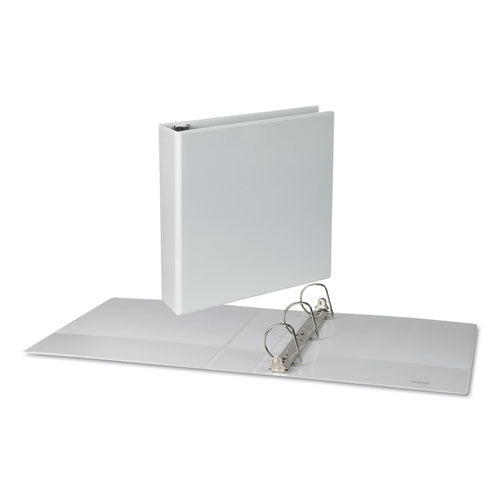 Universal® wholesale. UNIVERSAL® Slant-ring View Binder, 3 Rings, 2" Capacity, 11 X 8.5, White, 4-pack. HSD Wholesale: Janitorial Supplies, Breakroom Supplies, Office Supplies.