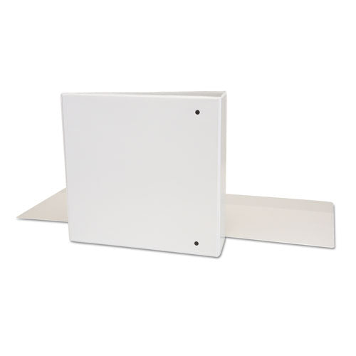 Universal® wholesale. UNIVERSAL® Deluxe Round Ring View Binder, 3 Rings, 3" Capacity, 11 X 8.5, White. HSD Wholesale: Janitorial Supplies, Breakroom Supplies, Office Supplies.