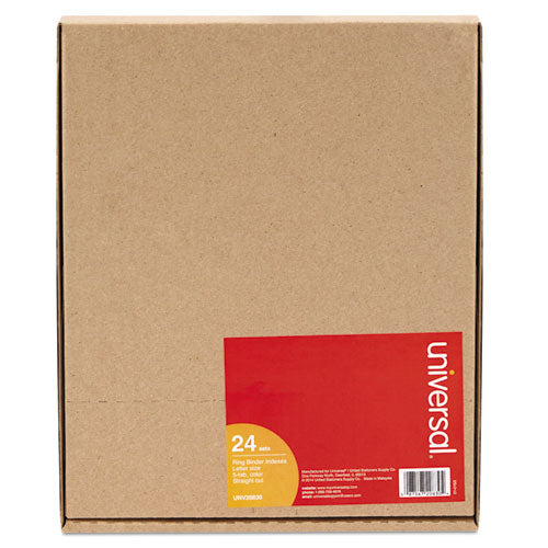 Universal® wholesale. UNIVERSAL® Insertable Tab Index, 5-tab, 11 X 8.5, Buff, 24 Sets. HSD Wholesale: Janitorial Supplies, Breakroom Supplies, Office Supplies.