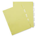 Universal® wholesale. UNIVERSAL® Insertable Tab Index, 5-tab, 11 X 8.5, Buff, 24 Sets. HSD Wholesale: Janitorial Supplies, Breakroom Supplies, Office Supplies.