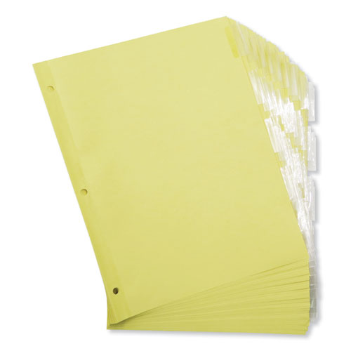 Universal® wholesale. UNIVERSAL® Insertable Tab Index, 5-tab, 11 X 8.5, Buff, 24 Sets. HSD Wholesale: Janitorial Supplies, Breakroom Supplies, Office Supplies.