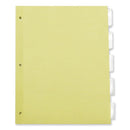 Universal® wholesale. UNIVERSAL® Insertable Tab Index, 5-tab, 11 X 8.5, Buff, 24 Sets. HSD Wholesale: Janitorial Supplies, Breakroom Supplies, Office Supplies.