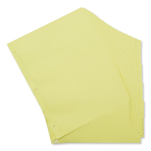 Universal® wholesale. UNIVERSAL® Self-tab Index Dividers, 5-tab, 11 X 8.5, Buff, 36 Sets. HSD Wholesale: Janitorial Supplies, Breakroom Supplies, Office Supplies.