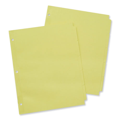 Universal® wholesale. UNIVERSAL® Self-tab Index Dividers, 5-tab, 11 X 8.5, Buff, 36 Sets. HSD Wholesale: Janitorial Supplies, Breakroom Supplies, Office Supplies.
