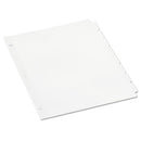 Universal® wholesale. UNIVERSAL® Self-tab Index Dividers, 8-tab, 11 X 8.5, White, 24 Sets. HSD Wholesale: Janitorial Supplies, Breakroom Supplies, Office Supplies.