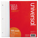 Universal® wholesale. UNIVERSAL® Filler Paper, 3-hole, 8.5 X 11, Medium-college Rule, 100-pack. HSD Wholesale: Janitorial Supplies, Breakroom Supplies, Office Supplies.