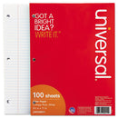 Universal® wholesale. UNIVERSAL® Filler Paper, 3-hole, 8.5 X 11, Medium-college Rule, 100-pack. HSD Wholesale: Janitorial Supplies, Breakroom Supplies, Office Supplies.