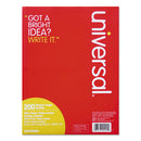 Universal® wholesale. UNIVERSAL® Filler Paper, 3-hole, 8 X 10.5, Wide-legal Rule, 200-pack. HSD Wholesale: Janitorial Supplies, Breakroom Supplies, Office Supplies.